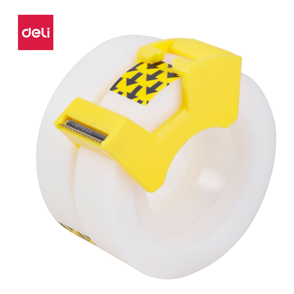 Клейкая лента прозрачная "Deli" блистер, 12x18.3 мм/м, 2 шт/упак - 5