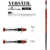 Кисть "Escoda Versatil Brush L/H", синтетика, темно-коричневый, плоская, №8 - 3