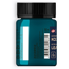 Краска акриловая для кожи "Декола", 507 бирюзовая, 50 мл., банка