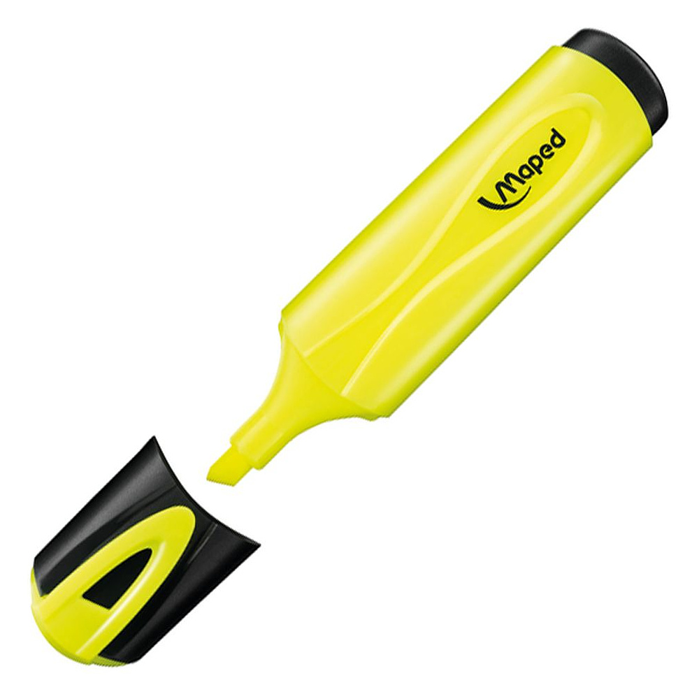 Маркер текстовый Maped "Fluo Peps", желтый - 2