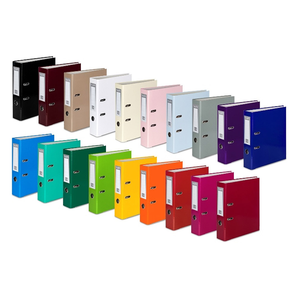 Папка-регистратор "VauPe", А4, 50 мм, ламинированный картон, небесно-голубой - 2