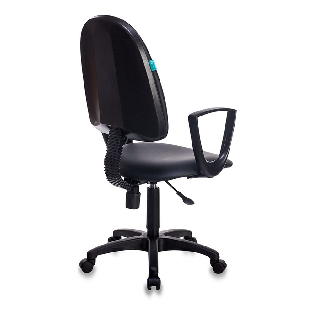 Кресло для персонала Бюрократ "Престиж+ CH-1300N/OR-16", кожзам, пластик, черный  - 4