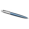 Ручка шариковая автоматическая "Parker Jotter Waterloo Blue CT", 0.7 мм, голубой, серебристый, стерж. синий - 2