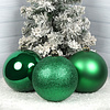 Шар елочный "253238", 15 см, пластик, ассорти, 3шт/уп. - 5