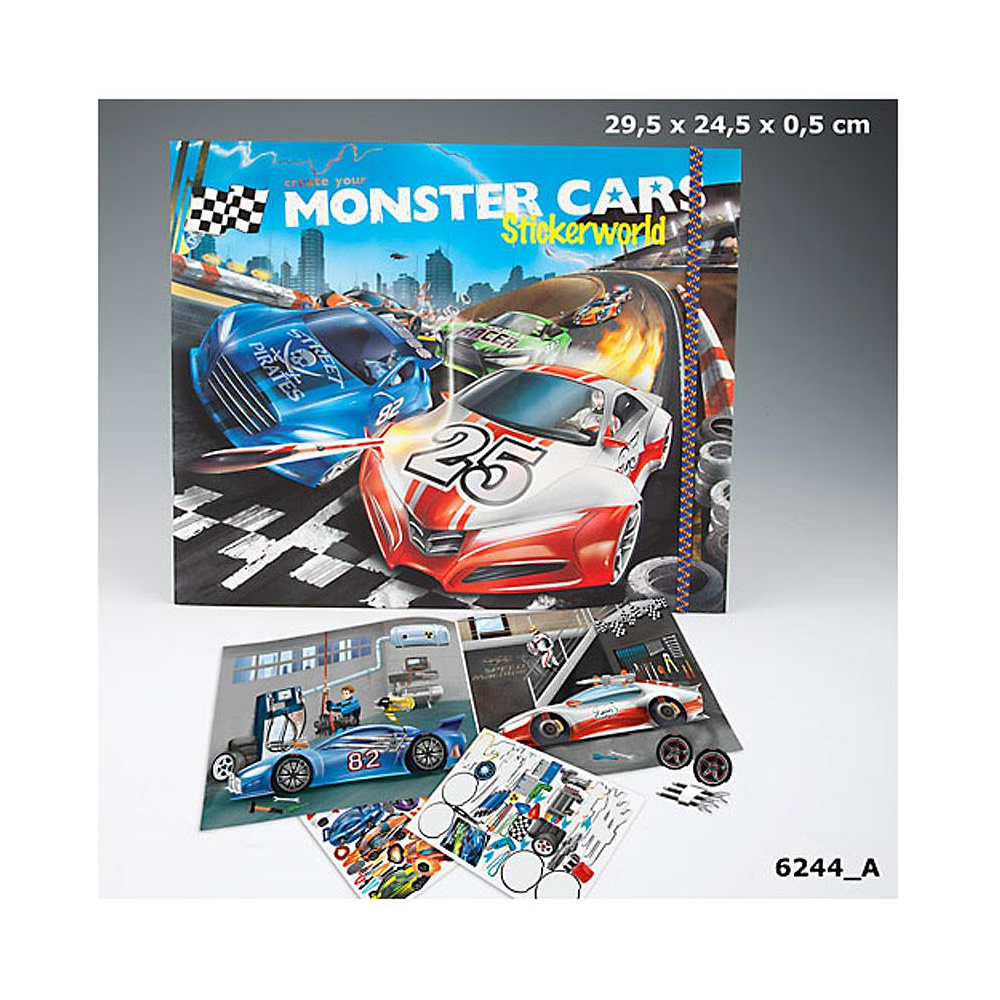 Раскраска "Monster Cars" - 2