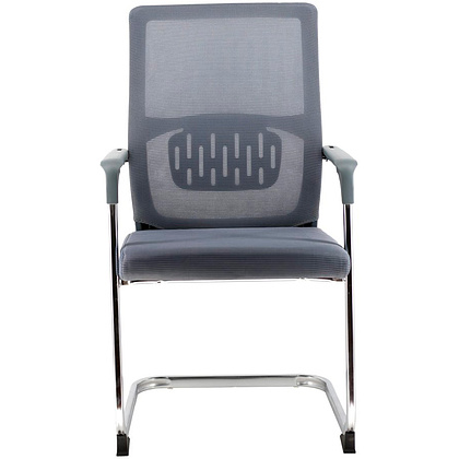 Кресло для посетителей EVERPROF EP-510 CF сетчатая ткань, серый - 3