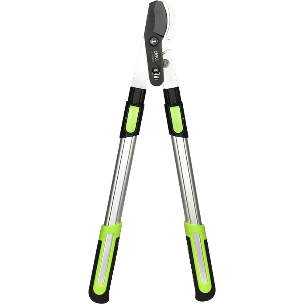 Секатор садовый "Deli", 630-870 мм, телескопический, черный, зеленый