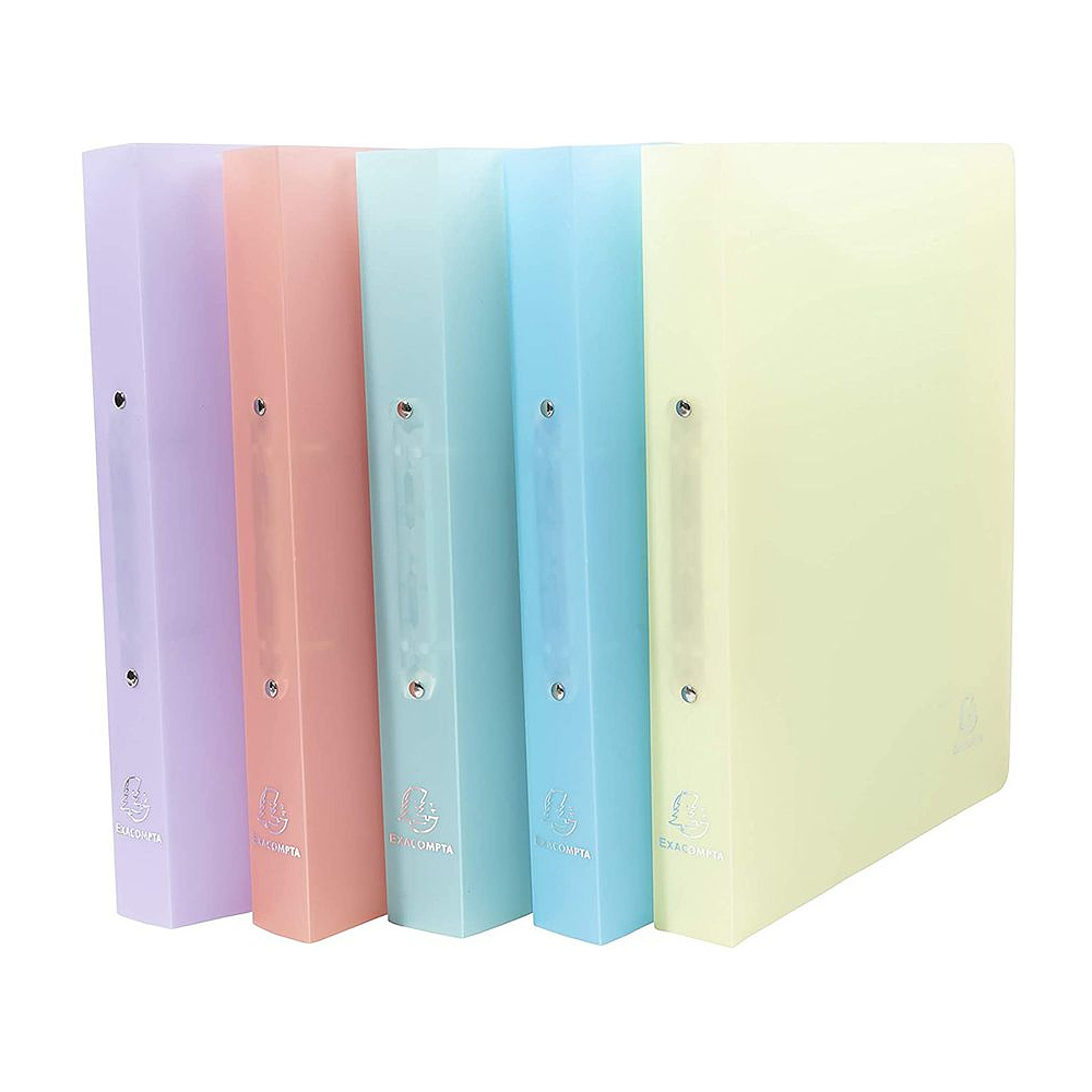 Папка на кольцах "Chromaline Pastel", 2 кольца, 40 мм, ассорти