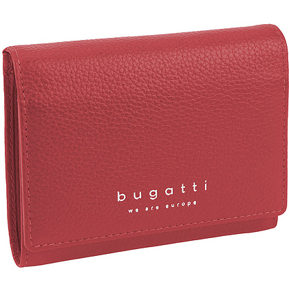 Кошелек Bugatti "Linda", кожа, красный