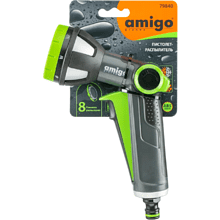 Пистолет-распылитель Amigo Grande 79840, 2/4", 8 функций
