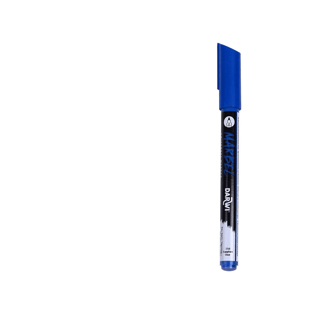 Маркер акриловый "Darwi.Marbel" 258, сапфировый синий