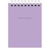 Блокнот "Minimal Pastel", А7, 40 листов, клетка, ассорти - 3