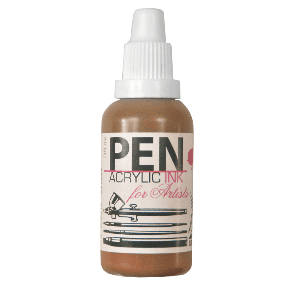 Акрил жидкий "Acrilic Ink", 15 коричневый