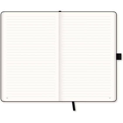 Блокнот "Stripes dusty pink", А5, 96 листов, линейка, розовый, голубой, срез разноцветный - 3