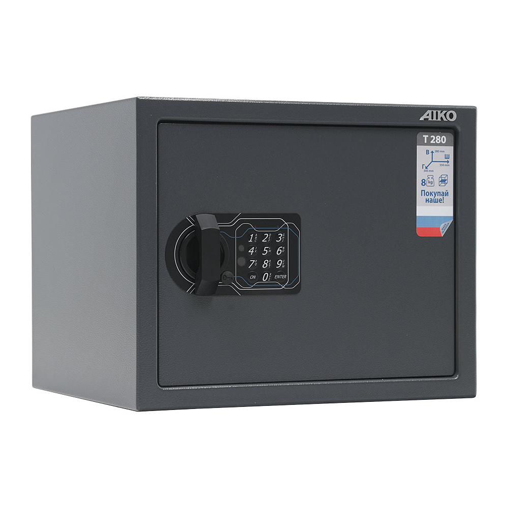 Мебельный сейф AIKO Т-280EL, 280x350x300 мм - 2