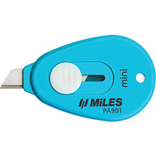 Нож для бумаги малый "Kangaro Miles", 9 мм, голубой