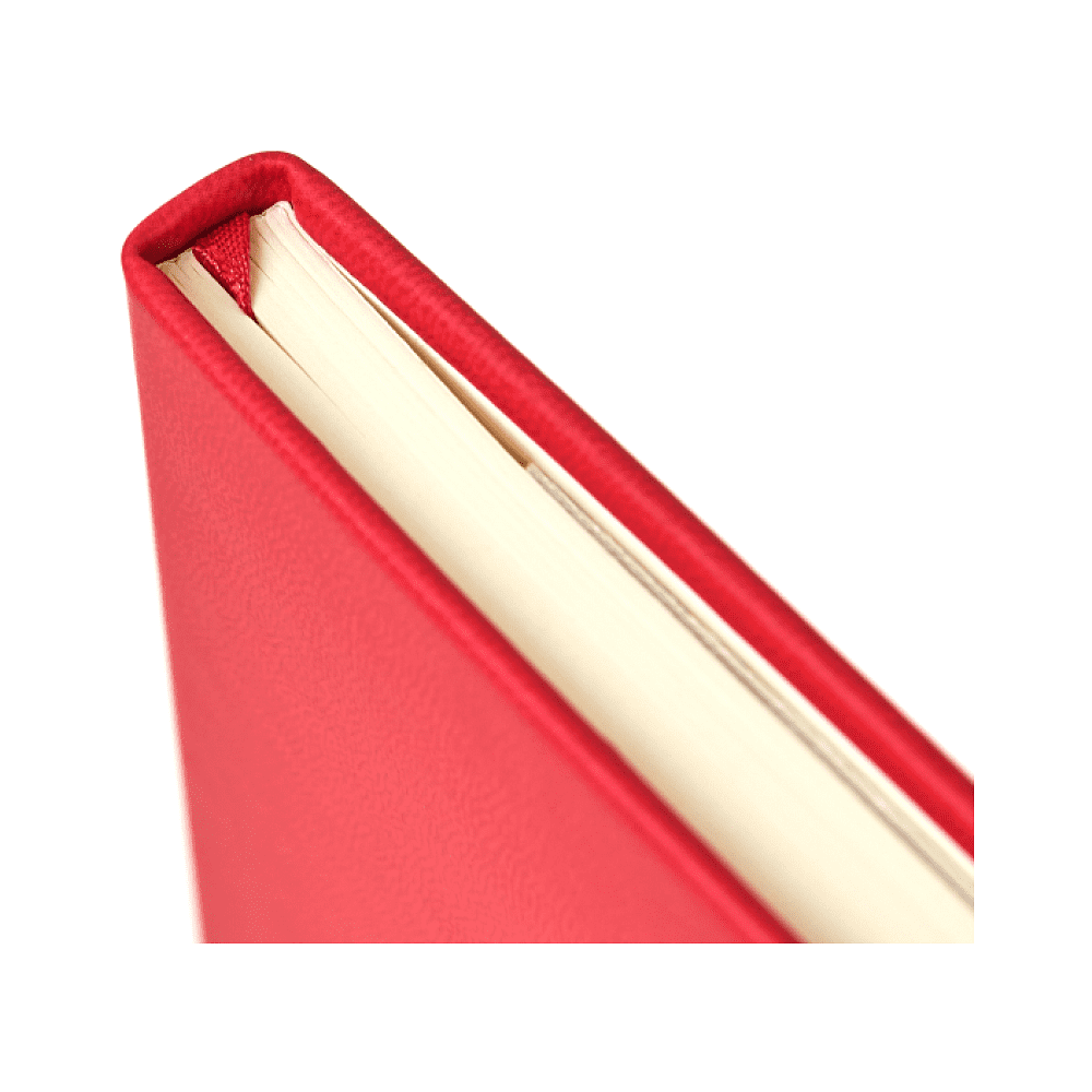 Блокнот "A5-001", А6, 80 листов, на резинке, красный - 4