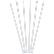 Трубочки для коктейля, 125x5 мм, 400 шт, прозрачные