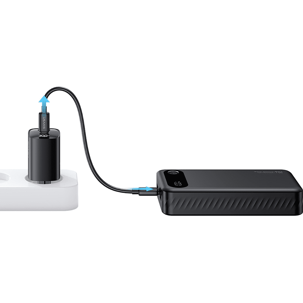 Внешний аккумулятор Usams CD251 PB80 20000mAh, черный (20KCD25101) - 5