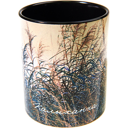 Кружка "Калыханка", Валерий Шкарубо, керамика, 330 мл, белый, черный  - 3