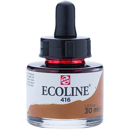 Жидкая акварель"ECOLINE", 416 сепия, 30 мл