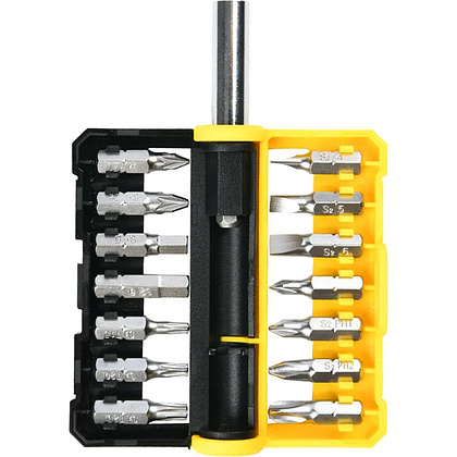 Отвертка Deli EDL251201 с битами, 15 предметов