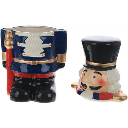 Конфетница "Щелкунчик", керамика, 32 см, разноцветный - 2