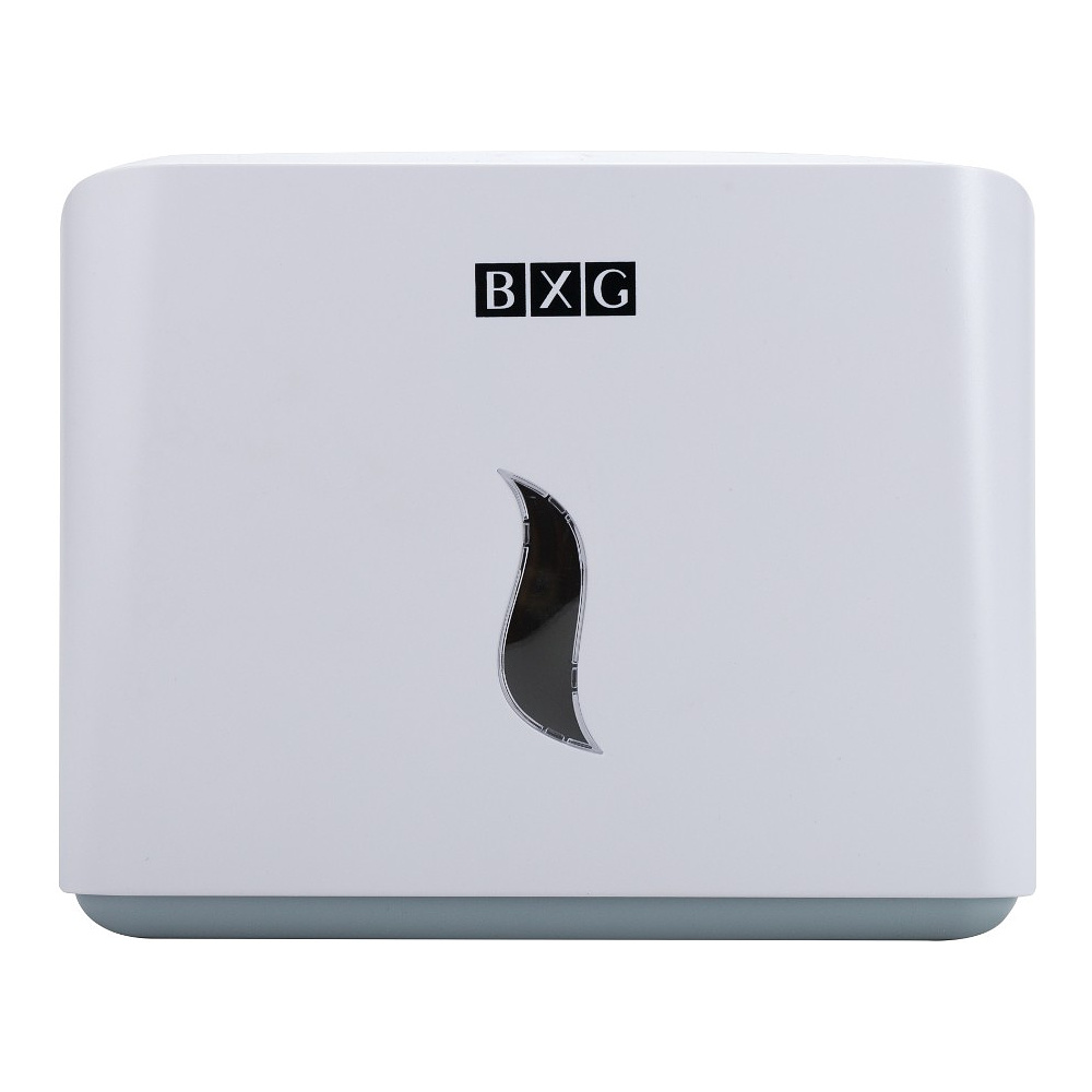 Диспенсер для полотенец листовых BXG-PD-8025, пластик, белый - 3