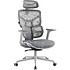 Кресло эргономичное EVERPROF Alfa, Grey, сетка, серый, металл, корпус серый