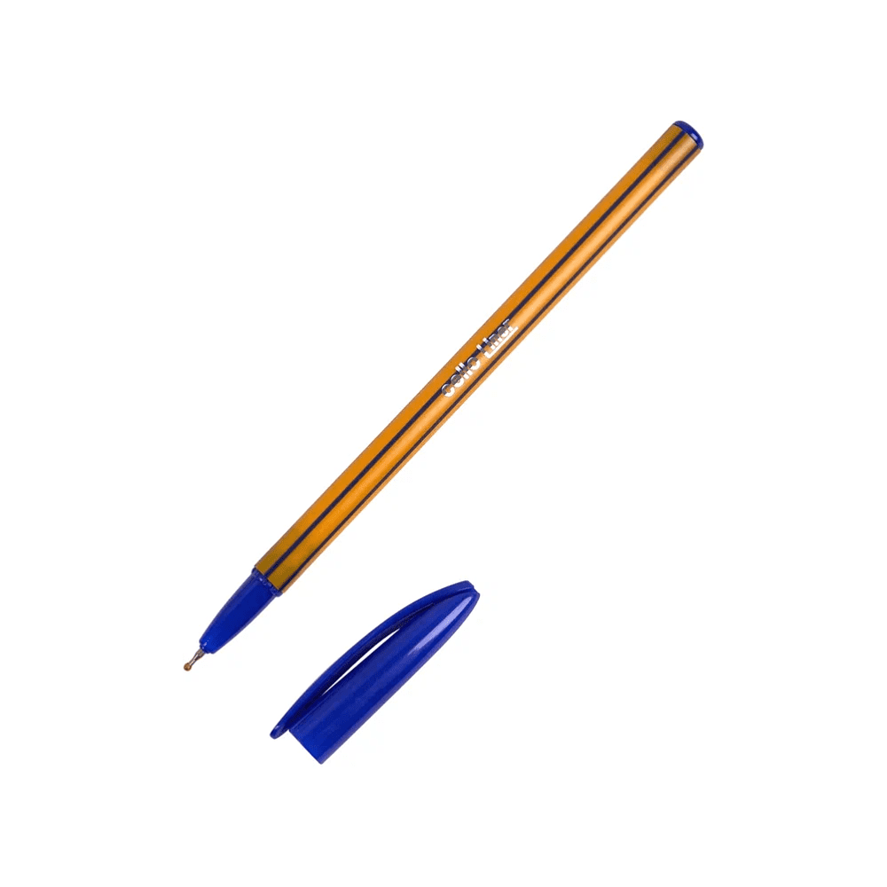 Ручка шариковая "Liner", 0.7 мм, жёлтый, синий, стерж. синий - 2