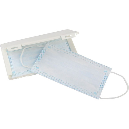 Футляр для защитных масок "Mask Protect", пластик, белый - 3