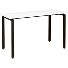 Стол письменный Millwood Лофт Сиэтл (ДТ-5), 1300х700 мм, белый, черный