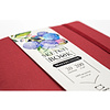 Скетчбук для акварели "Nature", 19x19 см, 200 г/м2, 20 листов, бордовый - 2