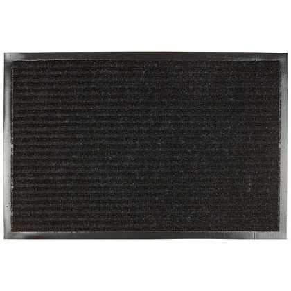 Коврик придверный влаговпитывающий, 400x600 мм, черный - 3