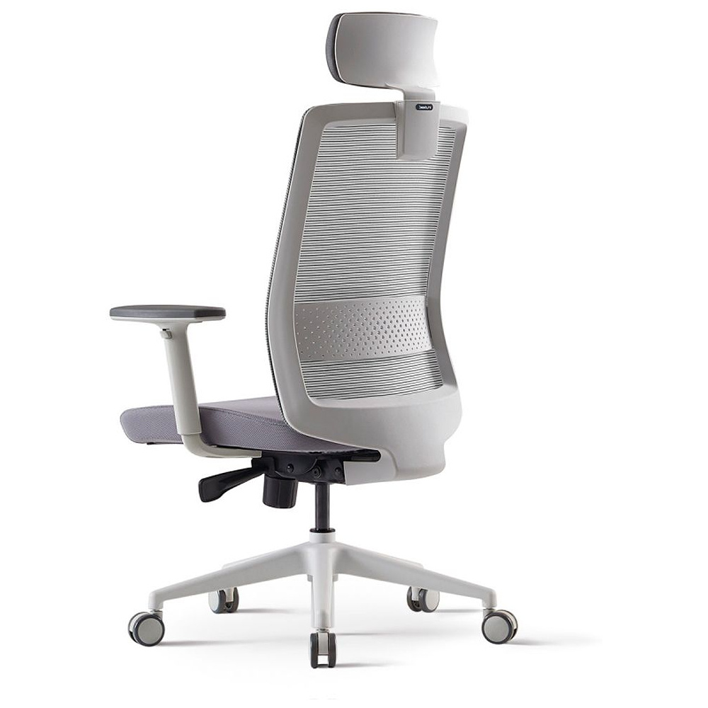 Кресло для руководителя BESTUHL "S30", сетка, ткань, пластик, серый - 3