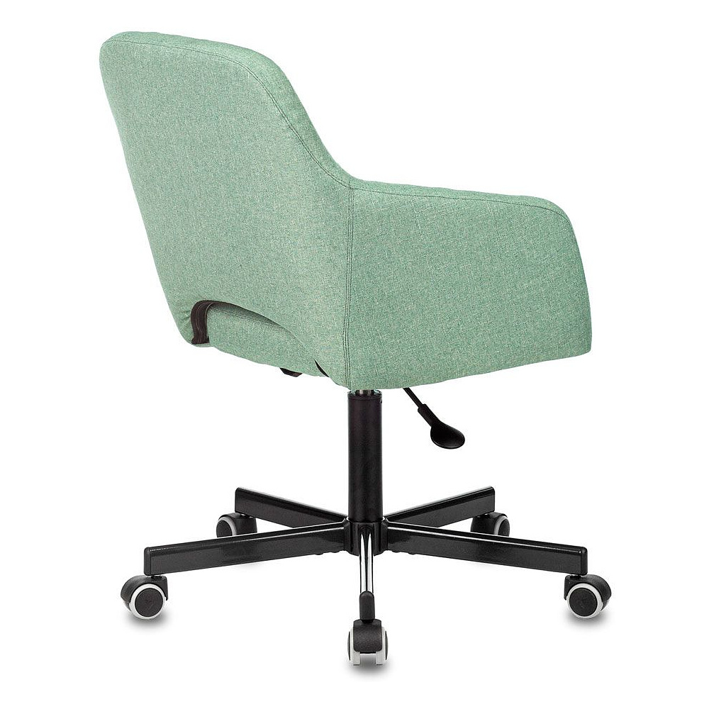 Кресло для персонала Бюрократ "CH-380M", металл, ткань, зеленый - 4