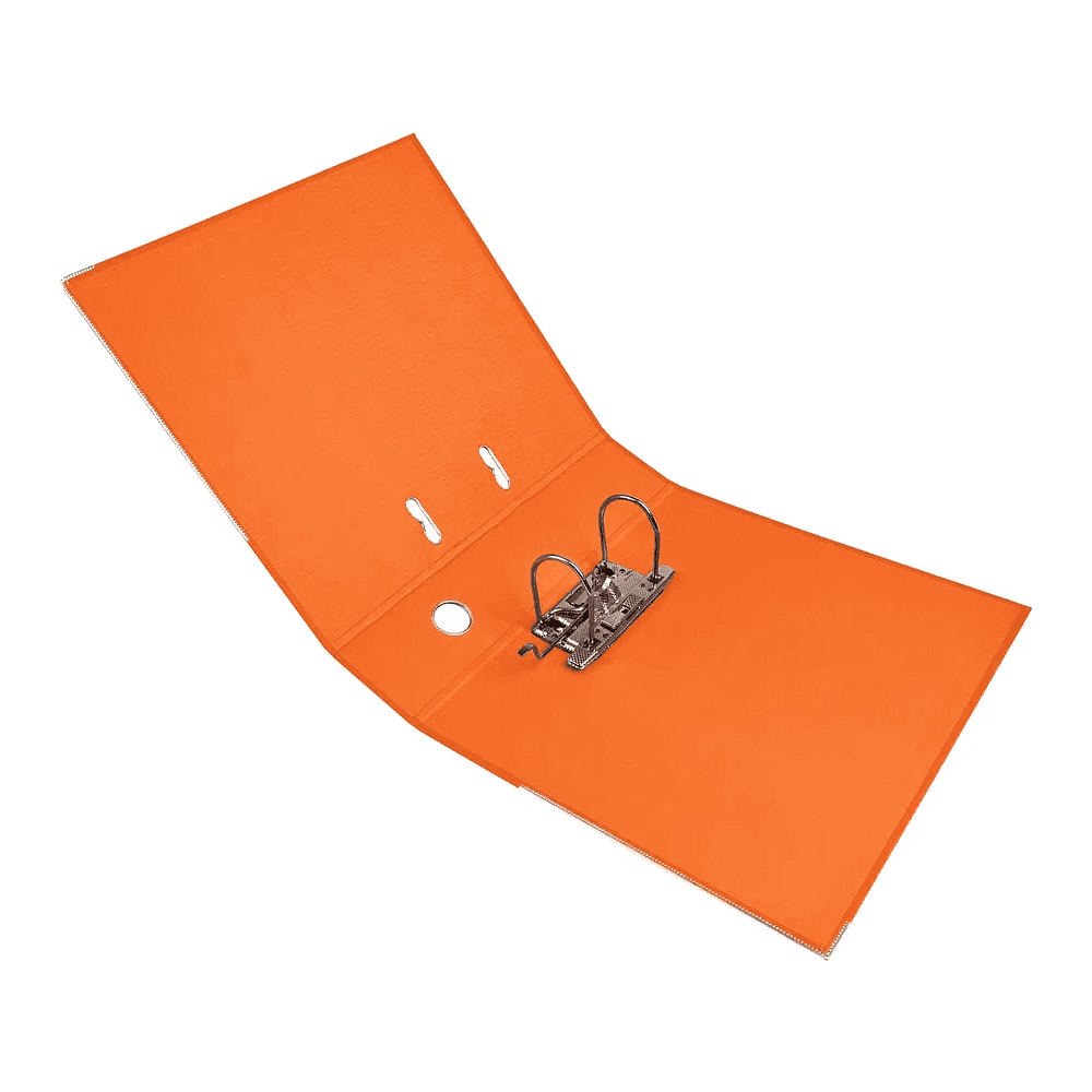 Папка-регистратор "Yesli:", А4, 75 мм, ПВХ, оранжевый - 4