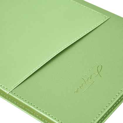 Блокнот "3223-10", А5, 80 листов, линейка, зеленый - 3