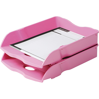 Модуль для бумаг горизонтальный "Re-Loop", розовый - 2