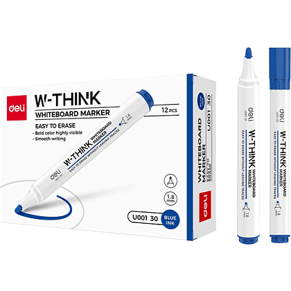 Маркер для доски "Think U001", синий