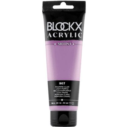 Краски акриловые "Blockx", 907 пурпурный светлый, 120 мл