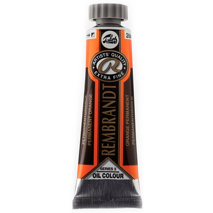 Краски масляные "Rembrandt", 266 оранжевый прочный, 15 мл, туба