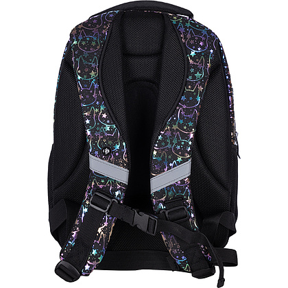 Рюкзак молодежный "Hash neon kitty", чёрный - 5