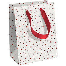 Пакет бумажный подарочный "Santa Premium"