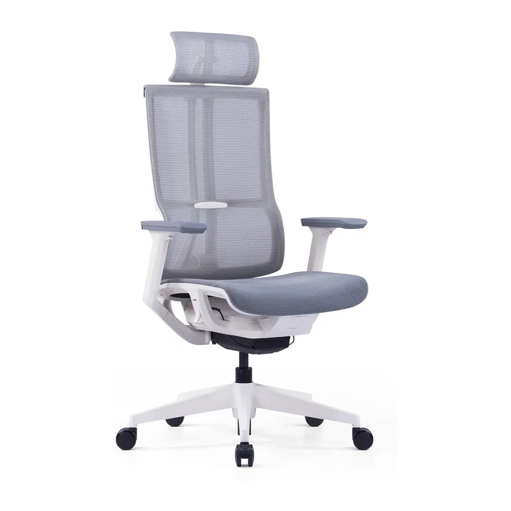 Кресло для руководителя SitZone E-303-001A-P1-WH сетка, серый, -30%