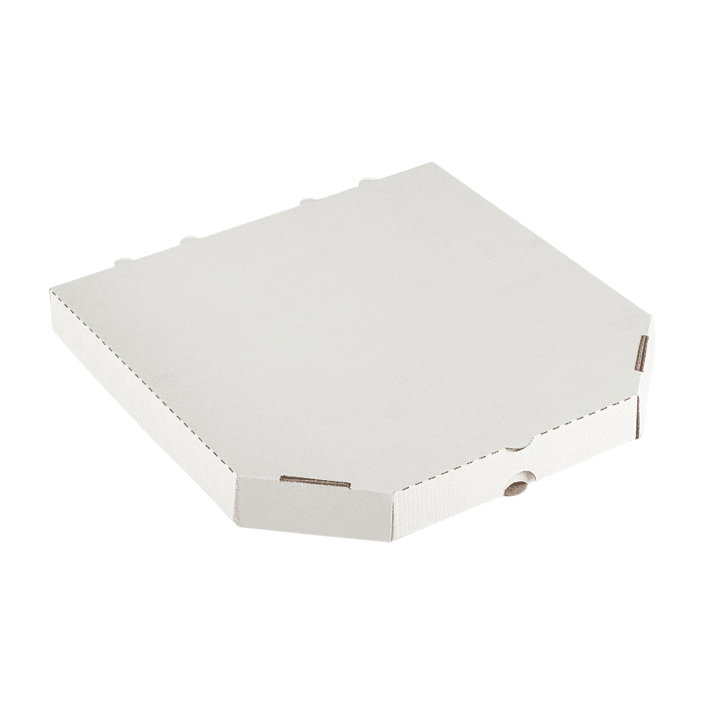 Коробка для пиццы 320х320х30, с косыми углами, 50 шт/упак, белый