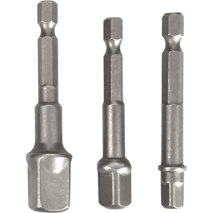 Набор адаптеров шестигранников Deli YS EDL110002, 1/4 на квадрат 1/4'', 3/8'', 1/2"