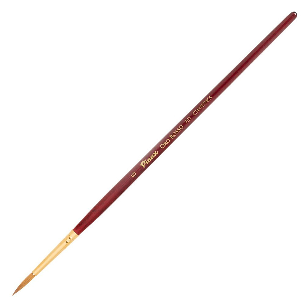 Кисть для рисования "Pinax ORO ROSSO", синтетика, круглая, №5