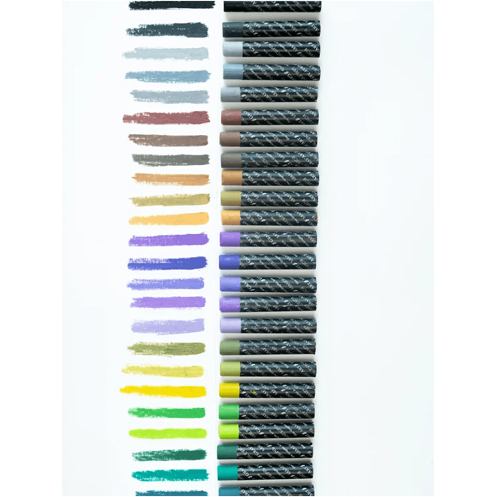 Пастель масляная "Малевичъ" профессиональная, 48 цветов - 7