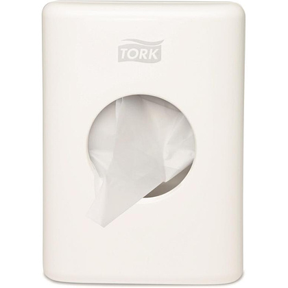 Держатель для гигиенических пакетов "Tork B5", пластик, белый (566000) - 2